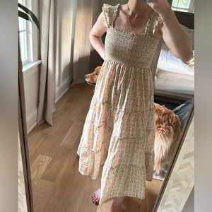 O.P.T. Kourt calypso tiered smocked maxi dress - great condition